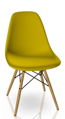 Eames Plastic Side Chair DSW Vitra Ahorn gelblich-Senf